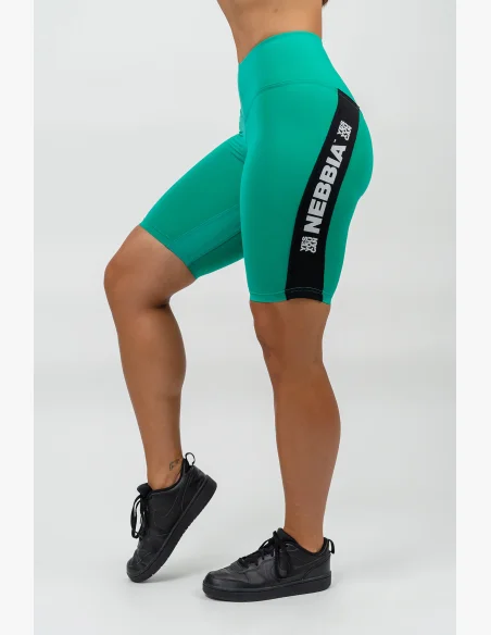 NEBBIA • High Waist Cycling Shorts ICONIC green • Nebshop.com