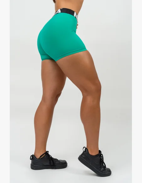 NEBBIA • Fitness shorts with high waist GLUTE PUMP green • Nebshop.cz
