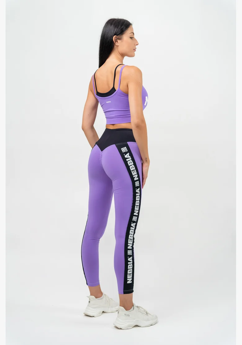 NEBBIA • Double-layer sports bra FLEX lilac • Nebshop.com