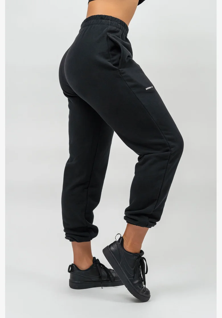 NEBBIA • Sporty Loose Sweatpants GYM TIME Black • Nebshop.cz
