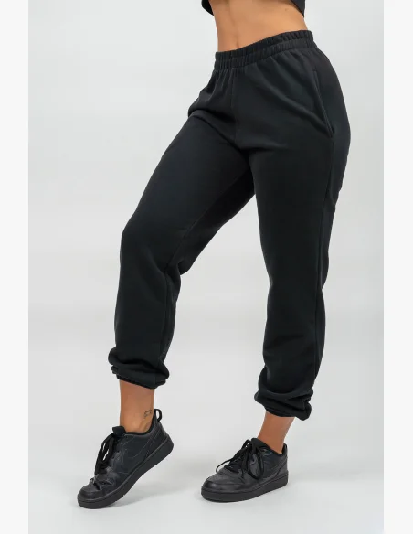 NEBBIA • Sporty Loose Sweatpants GYM TIME Black • Nebshop.cz