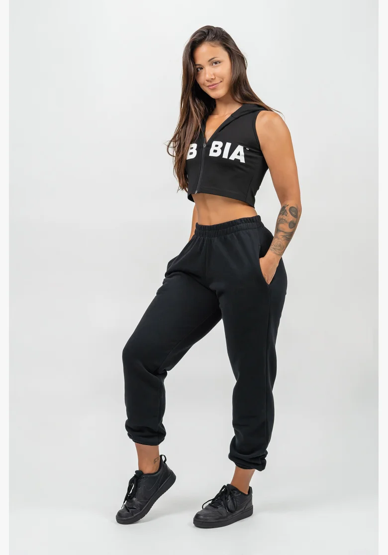 NEBBIA • Sporty Loose Sweatpants GYM TIME Black • Nebshop.cz