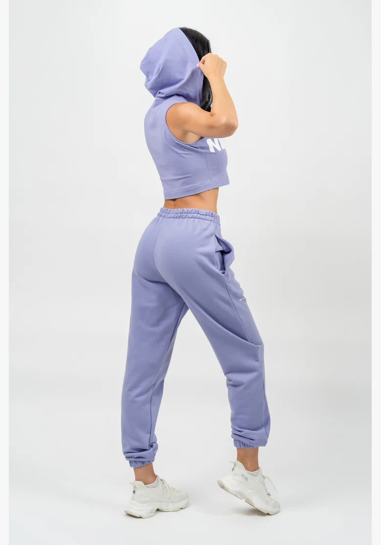 NEBBIA • Sporty Loose Sweatpants GYM TIME Purple • Nebshop.cz