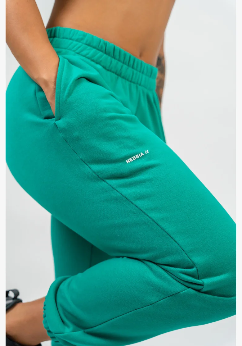 NEBBIA • Gym Time Loose Sports Pants Green • Nebshop.com