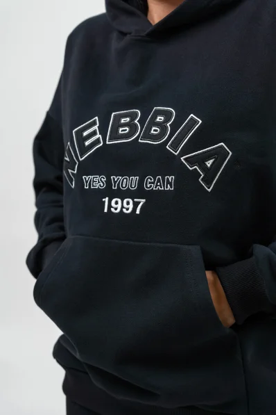 NEBBIA • Oversize hoodie GYM RAT black • Nebshop.com 2
