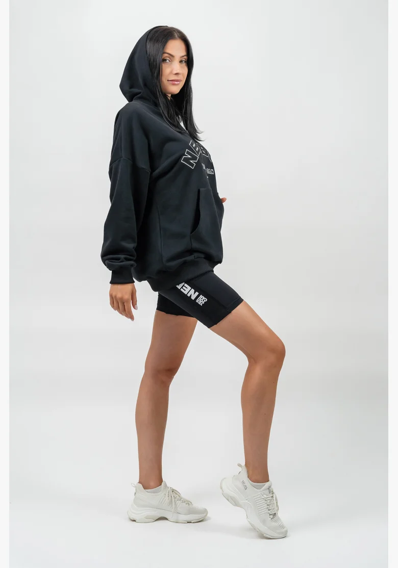 NEBBIA • Oversize hoodie GYM RAT black • Nebshop.com
