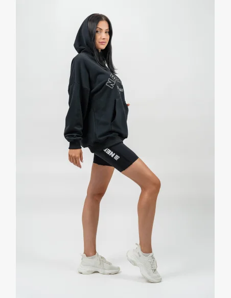 NEBBIA • Oversize hoodie GYM RAT black • Nebshop.com
