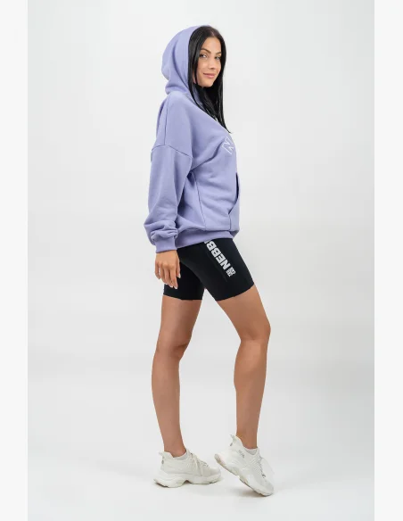 NEBBIA • Oversize hoodie GYM RAT purple • Nebshop.cz