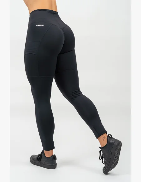 NEBBIA • High Waist Leggings LEG DAY GOALS black • Nebshop.com