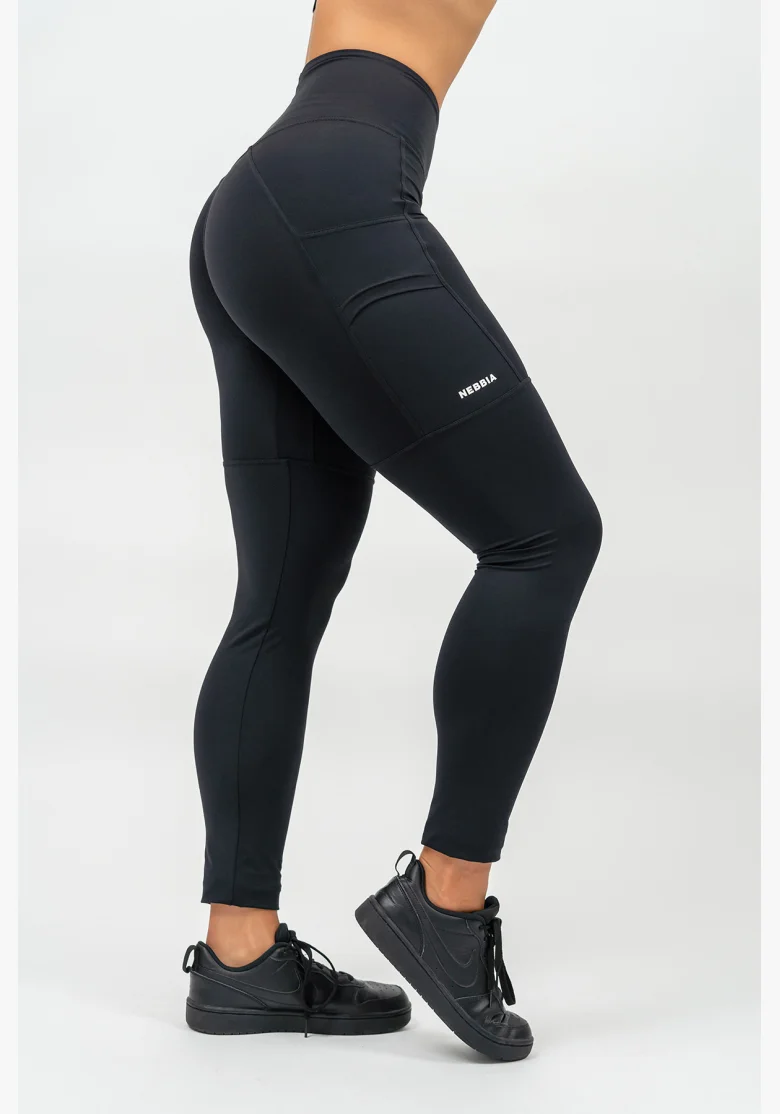 NEBBIA • High Waist Leggings LEG DAY GOALS black • Nebshop.com