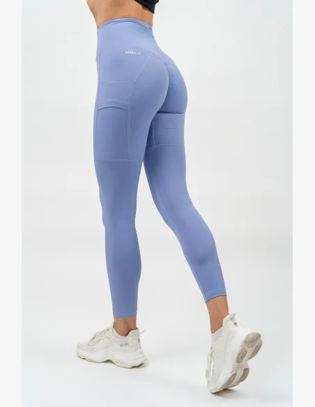 NEBBIA • High-waisted leggings LEG DAY GOALS purple • Nebshop.com