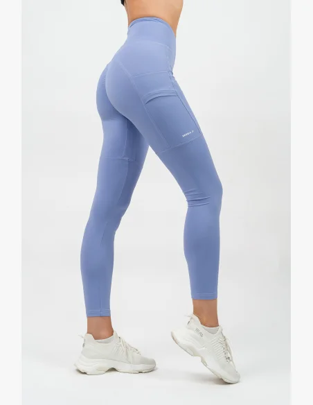 NEBBIA • High-waisted leggings LEG DAY GOALS purple • Nebshop.com