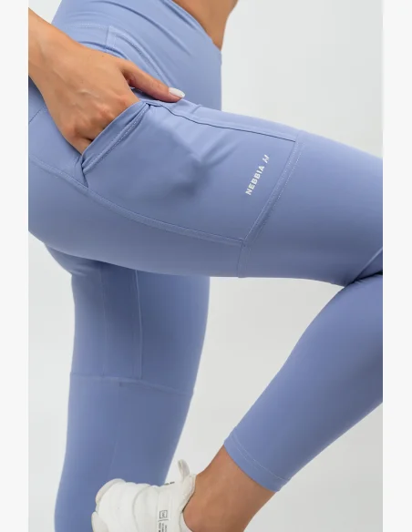 NEBBIA • High-waisted leggings LEG DAY GOALS purple • Nebshop.com