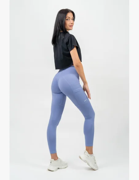 NEBBIA • High-waisted leggings LEG DAY GOALS purple • Nebshop.com