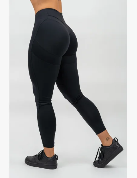 NEBBIA • Shaping leggings with high waist GLUTE PUMP black • Nebshop.cz
