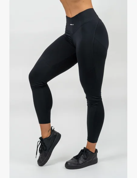 NEBBIA • Shaping leggings with high waist GLUTE PUMP black • Nebshop.cz