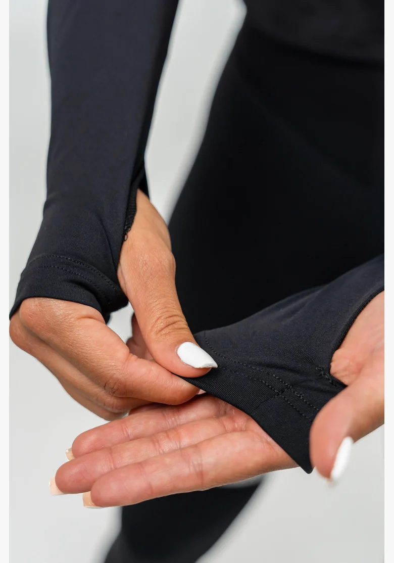 NEBBIA • Black long sleeve top TRUE HERO • Nebshop.cz