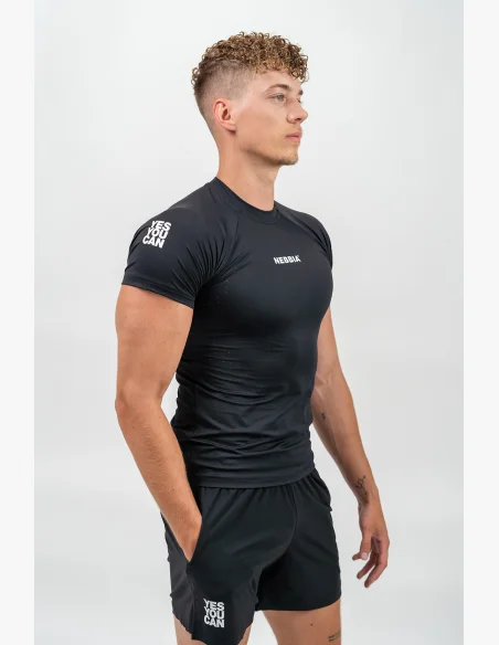 NEBBIA • Compression Sports T-Shirt ENDURANCE black • Nebshop.com