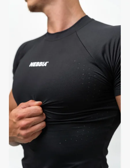 NEBBIA • Compression Sports T-Shirt ENDURANCE black • Nebshop.com
