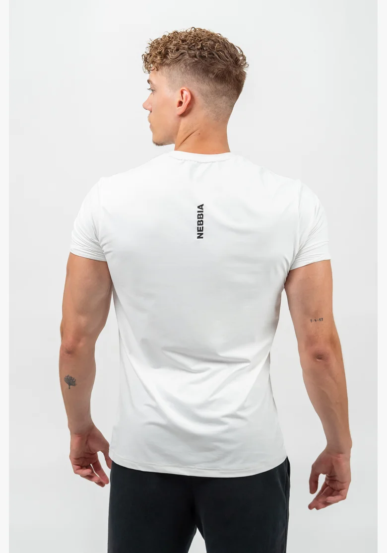 NEBBIA • Functional Sports T-Shirt RESISTANCE white • Nebshop.com