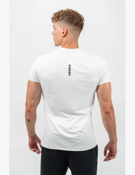 NEBBIA • Functional Sports T-Shirt RESISTANCE white • Nebshop.com
