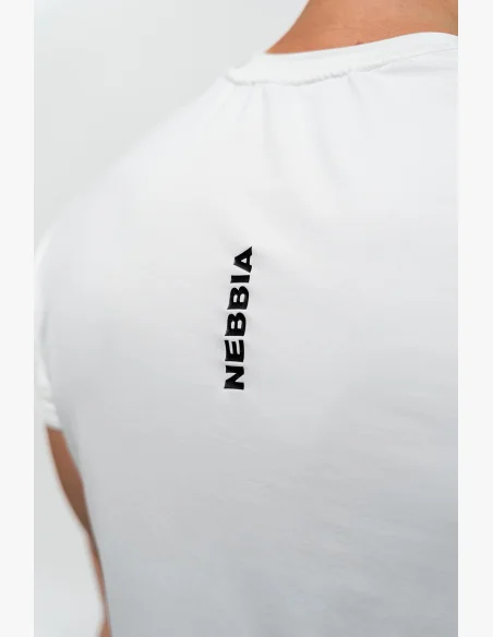 NEBBIA • Functional Sports T-Shirt RESISTANCE white • Nebshop.com