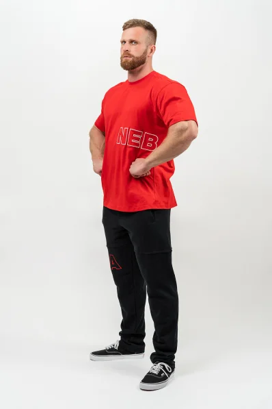 NEBBIA • Short Sleeve T-Shirt DEDICATION red • Nebshop.cz 2