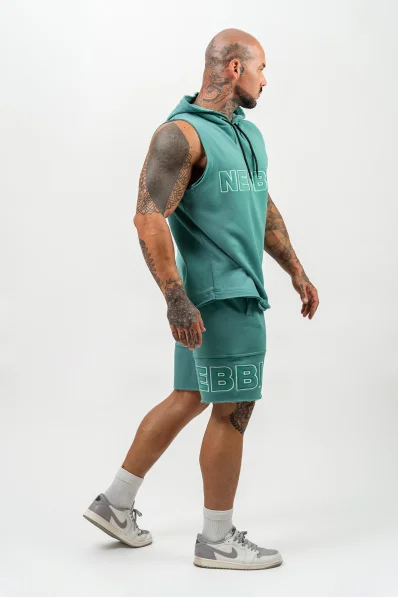NEBBIA • Sleeveless Hoodie IRON BEAST green • Nebshop.cz 2
