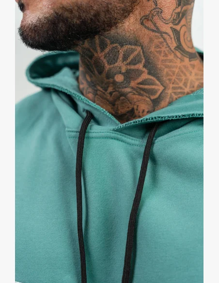 NEBBIA • Sleeveless Hoodie IRON BEAST green • Nebshop.cz