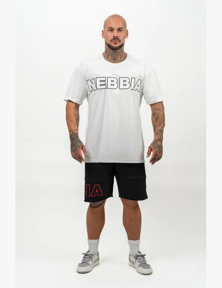 NEBBIA • Short Sleeve Shirt LEGACY white • Nebshop.cz