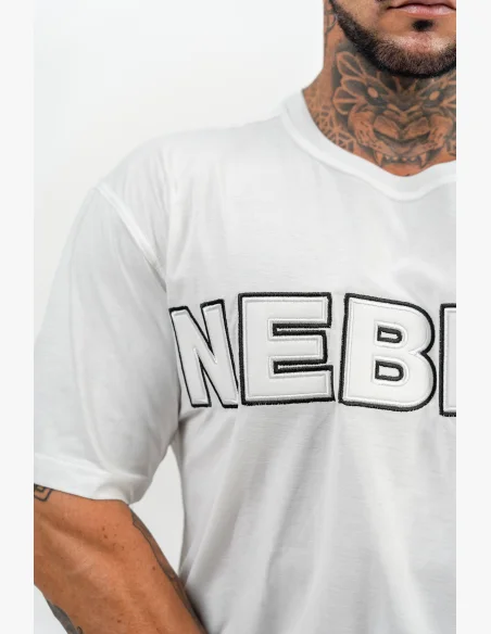 NEBBIA • Short Sleeve Shirt LEGACY white • Nebshop.cz