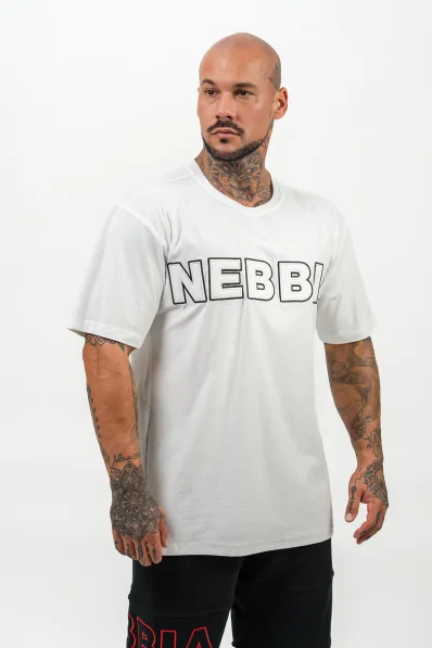 NEBBIA • Short Sleeve Shirt LEGACY white • Nebshop.cz