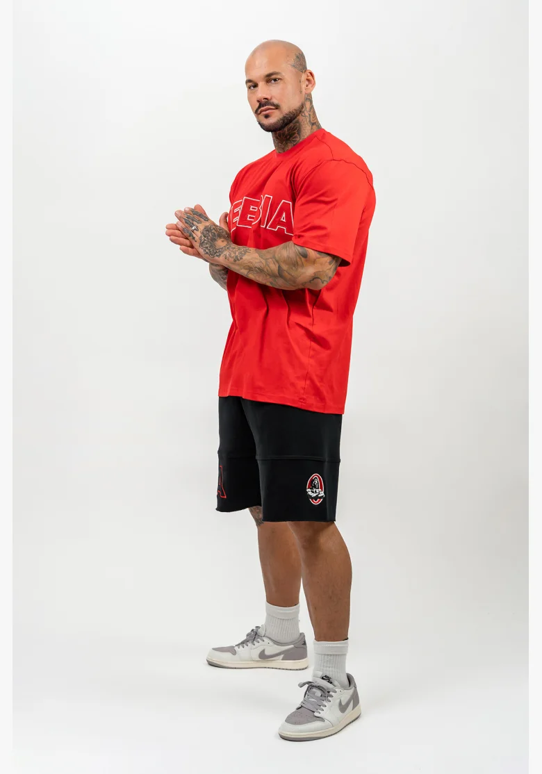 NEBBIA • T-shirt short sleeves LEGACY red • Nebshop.cz