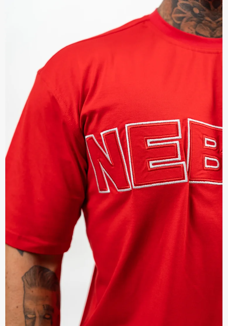 NEBBIA • T-shirt short sleeves LEGACY red • Nebshop.cz
