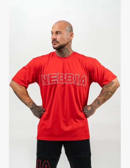 NEBBIA • T-shirt short sleeves LEGACY red • Nebshop.cz