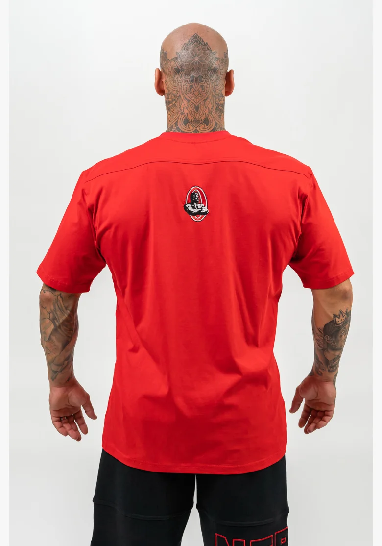 NEBBIA • T-shirt short sleeves LEGACY red • Nebshop.cz