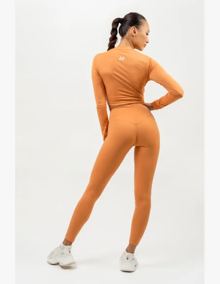 NEBBIA • High-waisted leggings ELEVATED orange • NebShop.com