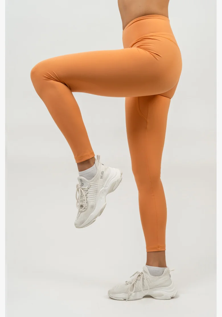 NEBBIA • High-waisted leggings ELEVATED orange • NebShop.com