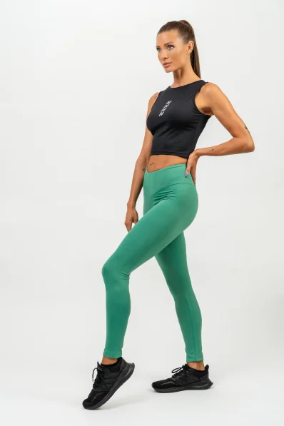 NEBBIA • High-waisted leggings ELEVATED green • NebShop.com