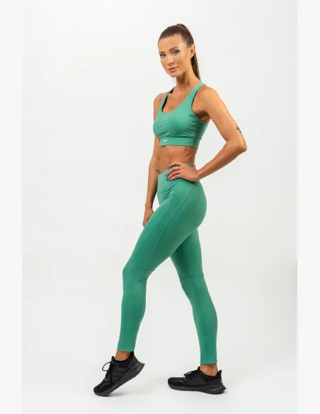 NEBBIA • Shaping leggings with high waist AGILE green • NebShop.com