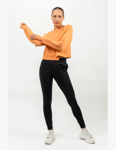 NEBBIA • Crop sweatshirt GYM SPIRIT orange • NebShop.com