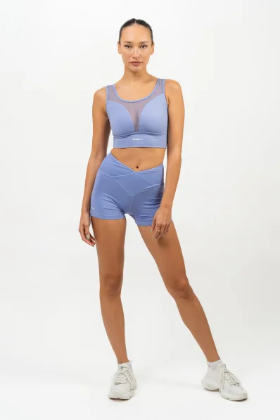 NEBBIA • High-waisted AGILE shorts purple • NebShop.cz