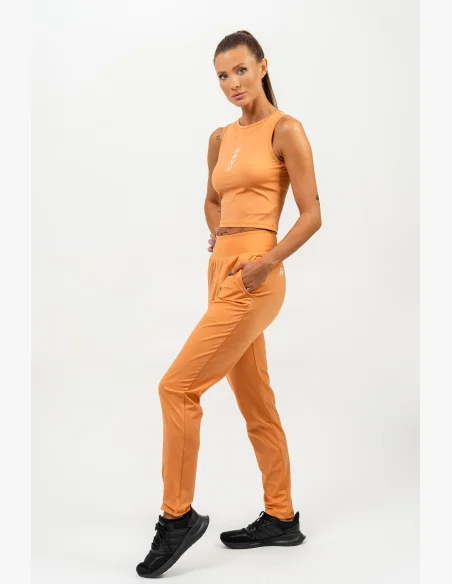 NEBBIA • Crop top tank CONFIDENCE orange • NebShop.cz