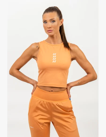 NEBBIA • Crop top tank CONFIDENCE orange • NebShop.cz
