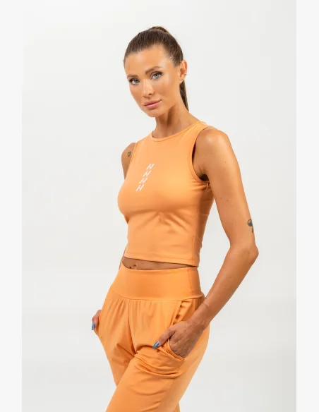 NEBBIA • Crop top tank CONFIDENCE orange • NebShop.cz
