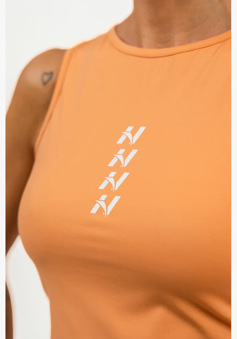 NEBBIA • Crop top tank CONFIDENCE orange • NebShop.cz