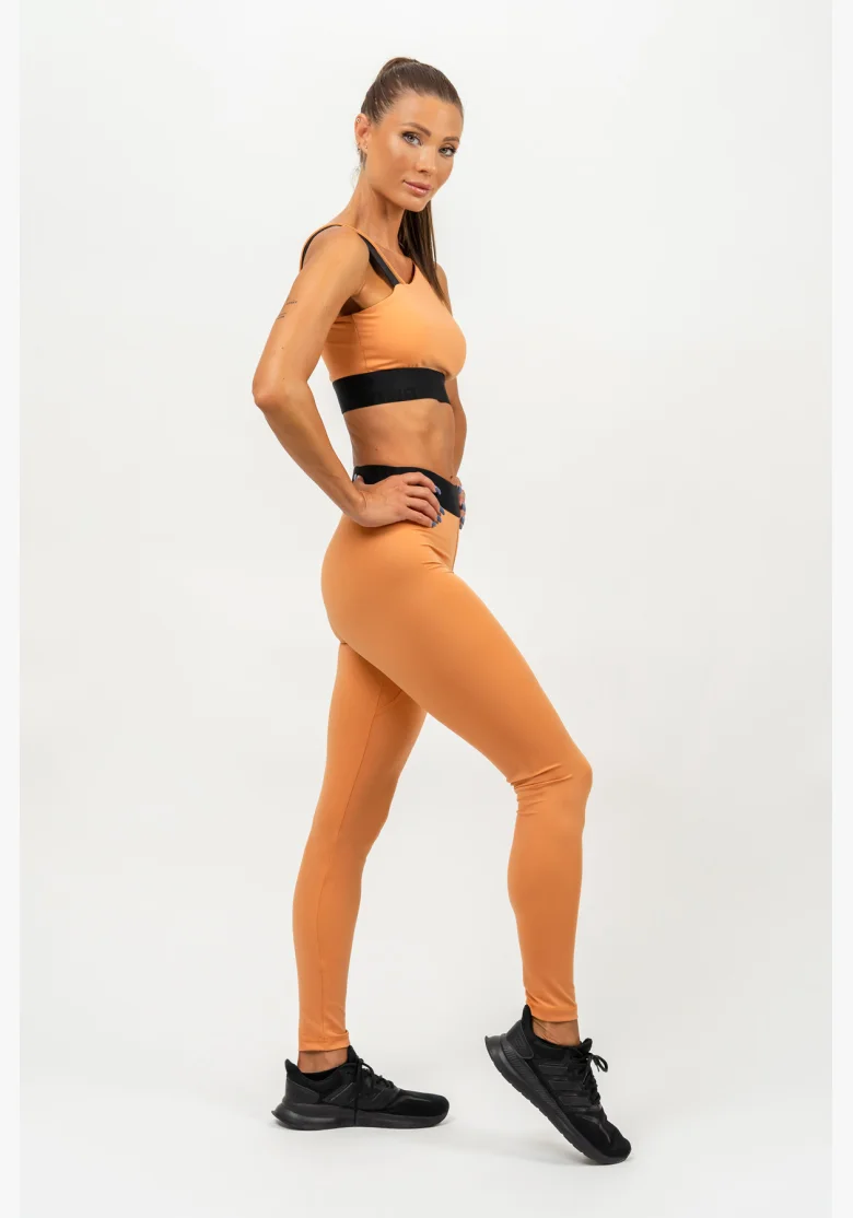 NEBBIA • ELITE high-waisted leggings orange • NebShop.cz