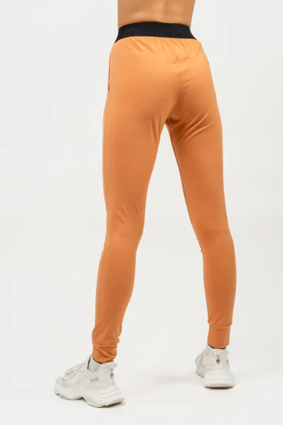 NEBBIA • Slim fit leggings with pockets GYM SPIRIT orange • Nebshop.cz 2