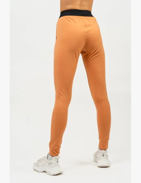 NEBBIA • Slim fit leggings with pockets GYM SPIRIT orange • Nebshop.cz