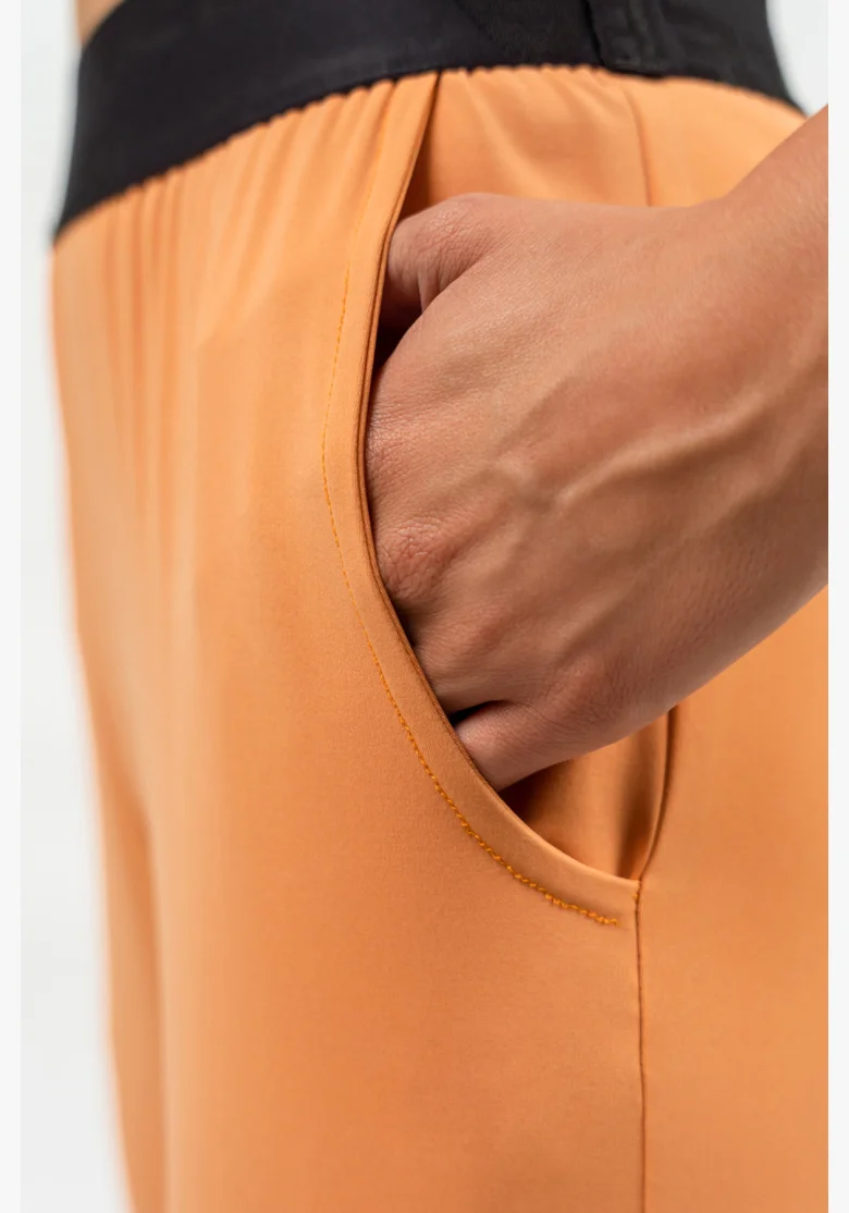 NEBBIA • Slim fit leggings with pockets GYM SPIRIT orange • Nebshop.cz